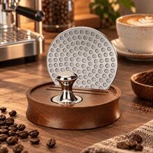 51mm/53mm/58mm Coffee Filter, Espresso Double Water Separation Mesh, Sintered Coffee Filter, Barista Filter, School Supplies, Back To School - Silver - View 8