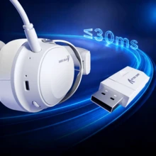 ATTACK SHARK L30Pro Wireless Gaming Headset, Supports 2.4GHz/Bluetooth/Wired Connection, Detachable Microphone, 7.1 Surround Sound, Ultra-Low Latency, Compatible With PC/PS/Xbox/Switch, Long Battery Life - View 7