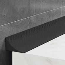 1pc 1m/39.37inch Silicone Self-Adhesive Kitchen Sink Edge Water Barrier Strip, Countertop Edge Decorative Strip - Anti-Drop Edge Strip, Bathroom Vanity Water-Resistant Countertop Splash Guard Strip, Easy Installation - Trimmable - A - View 13