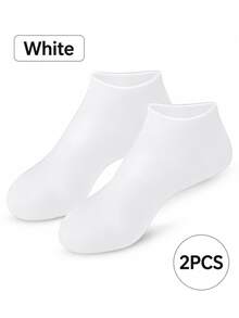 1 đôi tất chân silicon dưỡng ẩm, chăm sóc chân hiệu quả, ngăn ngừa nứt gót, loại bỏ da chết, tất chân co giãn, khóa ẩm suốt cả ngày, ngăn khô da, không mùi, dễ xỏ và tháo, chất liệu mềm mại thoải mái - Cấp ẩm sâu - Xem 15
