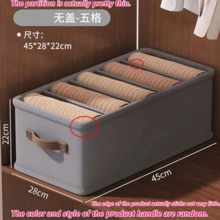 Space-Saving Wardrobe Storage Box, Can Store Dresses, Pants, Underwear, Accessories, Stationery, Documents & Miscellaneous Items - Multicolor - View 12