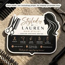 Custom Shaped Business Cards, Unique Business Cards, Custom Shaped Business Cards, Personalized Business Cards With QR Code, Event Cards Suitable For Employees, Business, Work, Office, Back To School, Office And Learning Supplies, Christmas Decorations, Personalized Gifts - Business Card - View 7
