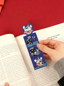 30 قطعة من علامات الكتب الورقية بشكل فقمة كرتونية مضحكة، علامات صفحات لطيفة وممتعة، هدايا حفلات ممتعة، مناسبة لتعليم صفحات القراءة، نوادي الكتب والهدايا الموسمية - A - مشاهدة 4