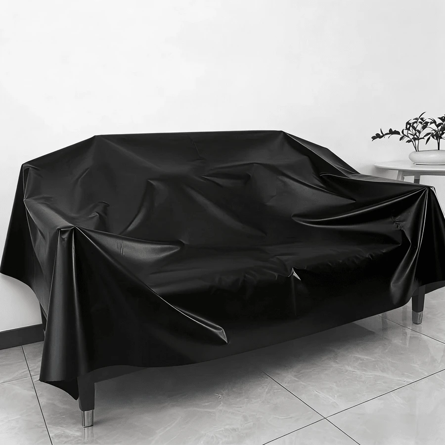 PVC Waterproof Outdoor Cover, Oil-Resistant Dust-Proof Stain-Resistant, Seamless Edgeless, Suitable For Various Home Furniture Dust Covers - A - View 1