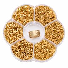 Set Pengait Lobster Ring Multi Ukuran dengan Kotak Penyimpanan Berbentuk Bunga, Cocok untuk Membuat Kalung, Gelang, dan Perhiasan Buatan Tangan Sendiri - J74-D - View 14