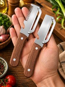 Multifunctional Vegetable Peeler 2026 Upgraded Model 2.5mm Stainless Steel Peeler With Onion Shredder And Bottle Opener, Suitable For Kitchen, Camping And Travel - Multicolor - View 9