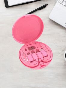 1 Buah Kit Hub Pengisian Daya & Data Universal - Pengisian Cepat, Kompatibilitas Semua Perangkat, Penyimpanan Kartu Memori, Pin Eject Tray, Dudukan Ponsel - Set Konversi USB C dengan Adaptor USB A & Tipe C - MultiWarna - View 20