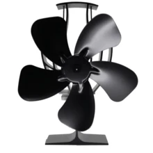 Hot-Selling Heat-Powered Fireplace Fan 5/6 Blades, Quiet Operation, Heat Circulation - View 1