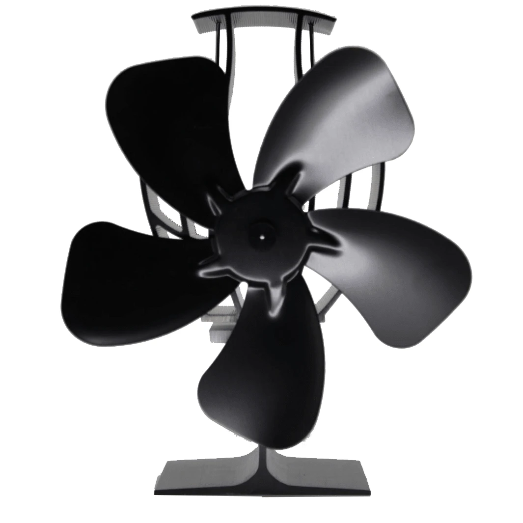 Hot-Selling Heat-Powered Fireplace Fan 5/6 Blades, Quiet Operation, Heat Circulation - View 1