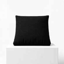 50x50 Cm Modern Square Floor Pillow – Soft And Comfortable Tufted Seat Cushion - Black - View 8