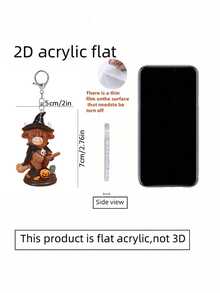 Halloween/Christmas Themed Highland Cow Acrylic Ornament. High-Definition Print, Wear-Resistant And Fade-Resistant,Suitable For Home Living Room - Multicolor - View 11