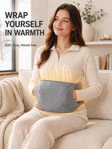 SoffinaLife Hot Water Bottle And Storage Bag Set, Minimalist Gray Hand Warmer And Storage Box Set, Suitable For Winter, Gift For Mom, Dad, Men, Friends, Teachers, Detachable And Washable Plush Hot Water Bottle, Suitable For Indoor And Outdoor Home Office Camping Commuting, Winter Essential Accessory - Multicolor - View 3