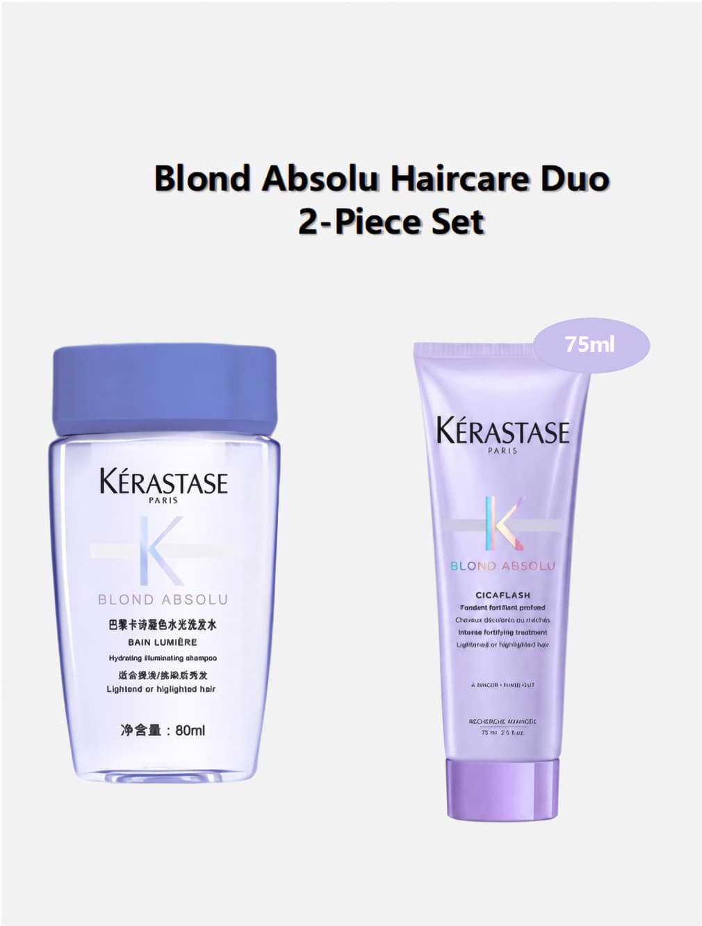 Kérastase 護髮套組 | 80ml 洗髮精與 75ml 金色護髮乳 - 護髮護理套裝 - 查看 1