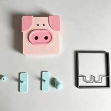 3D Printed Light Switch Cover 86 Type Animal Nose Switch Decorative Cover Funny Easy Install Switch Protector Home Ornament - Multicolor - View 10