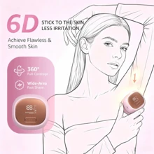 升級版女性電動刮鬍機 6D 充電式無線身體與頭部刮鬍刀 防水乾濕兩用比基尼修剪器 適用於腿部、臉部、手臂、比基尼區域 LED 顯示 USB-C 充電與旅行鎖 完美的情人節送禮給她 - 查看 4