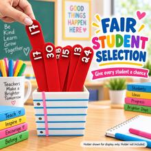 Numbered Classroom Pull Sticks With Storage Box, Equity Sticks For Student Selection Durable Plastic Classroom Management Tools, Pick Me Sticks For School, Reusable Name Sticks For Random Calling - View 2