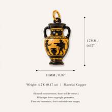 1pc Vintage Cute Enamel Metal Pendant Charm, Assorted Mini Pendants With Fairy Tale Animal And Dessert Patterns, Lead-Free And Nickel-Free, DIY Jewelry Making Accessories, Perfect For Bracelets, Necklaces, Earrings, Keychains And Handmade Gifts - Multicolor - View 13