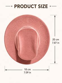1pc Makeup Brush Wall Organizer, Western Cowgirl Cosmetic Storage Holder, Hanging Beauty Tool Organizer For Vanity Bedroom Decor - Hat Storage - View 10