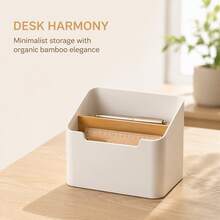 Multifunctional Desktop Organizer With Pen Holder And Remote Control Storage, Suitable For Home Office - Multicolor - View 5