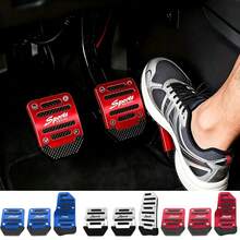 3PCS Multi-Color Universal Car Brake & Accelerator Pedal Pads, Anti-Slip Pedal Mat Set, Accelerator Pedal Cover, Car Brake Pedal Protector, High-Quality Anti-Slip Pedal Pads, 3-Color Brake, Accelerator, Clutch Pedal Set, Suitable For Manual Transmission Car Pedal Mats, Anti-Slip Durable Foot Pedals - 3-piece Car Pedal Set - View 1