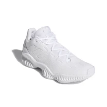 Adidas Pro Bounce 2018 Low Comfortable Cushioning Non-Slip Low-Top Basketball Shoes Men's White B-Grade - White - View 3