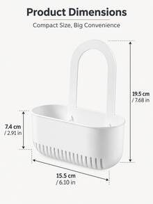 Kitchen Sink Faucet Hanging Sponge Storage Basket: A Sink Draining Rack For Storing Sponges, Soap, Brushes, And Various Cleaning Supplies. An Essential Item For Kitchens And Bathrooms. - Multicolor - View 5