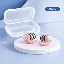 Reusable Silicone Noise-Canceling Earplugs With Storage Case, Soft Comfortable Multi-Layer Earplugs, Suitable For Sleep, Study, Work, Travel And Daily Use, Lightweight Portable Hearing Protection Accessory For Men And Women - Two-piece set - View 12