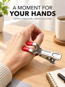 2pcs Multi-Function Massage Clips With Soft Silicone Tips For Finger And Hand Massage, Portable Acupressure Point Massage Tool For Hand, Ear And Toe Relaxation, Compact Massage Tool Suitable For Home, Office And Travel Use - A - View 5