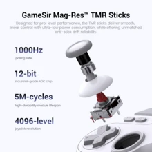 GameSir Tarantula Pro Wired PC Gamepads Compatible With Xbox Series X/S Compatible With Xbox One Win 10/11 Steam Esports Controller Mag-Res TMR Sticks Hall Effect Analog And Micro Switch Triggers 4 Rumble Motors 9 Extra Buttons Dynamic RGB Lighting - View 4