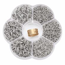 Set Pengait Lobster Ring Multi Ukuran dengan Kotak Penyimpanan Berbentuk Bunga, Cocok untuk Membuat Kalung, Gelang, dan Perhiasan Buatan Tangan Sendiri - J74-D - View 10