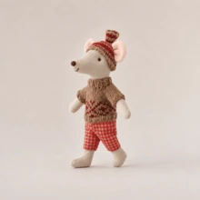 [Christmas Mouse]1pc Christmas Style 15cm Small Mouse Plush Doll - Christmas Mouse - View 7