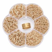 Set Pengait Lobster Ring Multi Ukuran dengan Kotak Penyimpanan Berbentuk Bunga, Cocok untuk Membuat Kalung, Gelang, dan Perhiasan Buatan Tangan Sendiri - J74-D - View 13