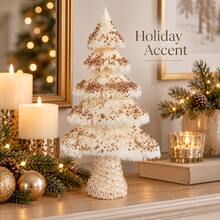 Festive Tabletop Christmas Tree 35cm For Living Room Bedroom Entryway - 1PC - View 1