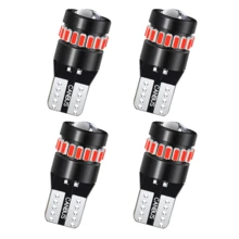 4pcs LED T10 W5W Bulbs | 300% Brightness Increase 720° All-Round Illumination | Plug & Play Aluminum Alloy Housing | 12/24V Universal - Black T10 With Lens - View 11