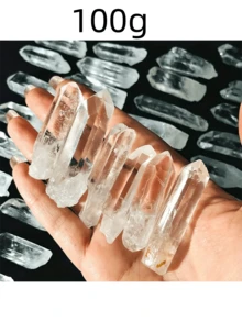 Natural Tea Quartz Crystal Raw Mineral Single Point Column | Smoky Quartz Energy Decor Home Office Feng Shui Stone Mineral Specimen Collection - Multicolor - View 12