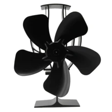 Hot-Selling Heat-Powered Fireplace Fan 5/6 Blades, Quiet Operation, Heat Circulation - View 2