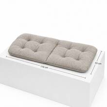1PC - 4PCS Modern Square Chair Cushion – Decorative & Soft Seat Pad For Dining, Office, And Home Furniture Decor - Grey - View 8