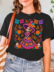 Women T-Shirts - Black - View 1