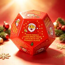 Hilarious Christmas Gift Exchange Party Game Dice - Multicolor - View 1