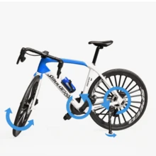 1:10 Scale Alloy Mountain Bike Model, Fully Functional Simulation Downhill Bicycle, Desktop Ornament And Photography Prop - Multicolor - View 10