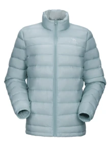 CAMEL CROWN 女款 3 合 1 戶外夾克附羽絨內層－防水冬季登山外套 - 鹽霧青 - 查看 4