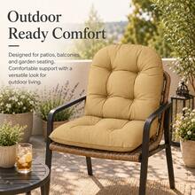 1PC - 4PCS Modern Square Chair Cushion – Decorative & Soft Seat Pad For Dining, Office, And Home Furniture Decor - Yellow - View 4