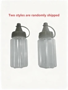 4/8pcs Portable Condiment Squeeze Bottles, Outdoor Camping Mini Transparent Sauce Containers - Multicolor - View 11