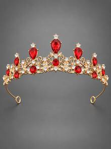 1PC Kids Rhinestone Crown Headband, Girl's Crown Perfect For Birthday Parties, Princess Dress-Up Performances, And Holiday Gifts - Multicolor - View 7