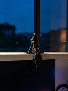 3D Printed Original Hooded Female Reaper Desktop Statue, Flowing Robe High Detail Gothic Dark Sculpture, Fantasy Collectible Display Piece For Study/Gaming Cabinet, Creative Gift For Boys/Model Enthusiasts - Grim Reaper Desktop Statue - View 8