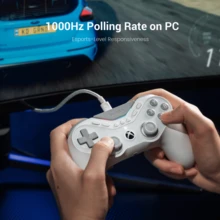 GameSir Tarantula Pro Wired PC Gamepads Compatible With Xbox Series X/S Compatible With Xbox One Win 10/11 Steam Esports Controller Mag-Res TMR Sticks Hall Effect Analog And Micro Switch Triggers 4 Rumble Motors 9 Extra Buttons Dynamic RGB Lighting - View 8