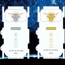 1 miếng dán bảo vệ mặt sau điện thoại Hydrogel mờ phủ toàn màn hình cho Apple 18 Series, phù hợp cho Apple 18 Pro / 18 Pro Max / 17 / 17 Pro / 17 Pro Max / Air Series, dán lưng tràn viền khung, siêu mỏng, chống rơi, miếng dán mềm - Trong sáng - Xem 4