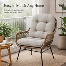 1PC - 4PCS Modern Square Chair Cushion – Decorative & Soft Seat Pad For Dining, Office, And Home Furniture Decor - Grey - View 3