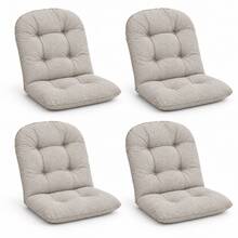 1PC - 4PCS Modern Square Chair Cushion – Decorative & Soft Seat Pad For Dining, Office, And Home Furniture Decor - Grey - View 9