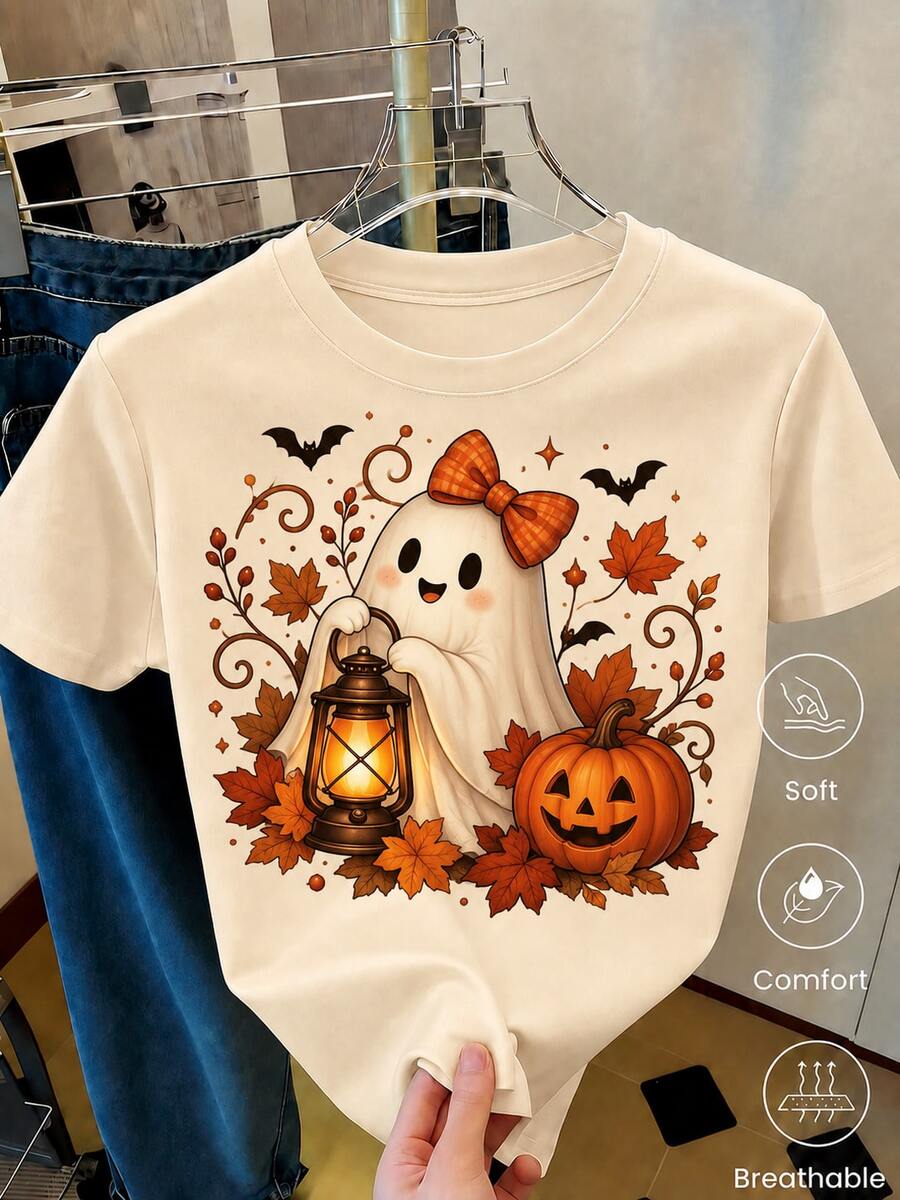 Women T-Shirts - Apricot - View 1